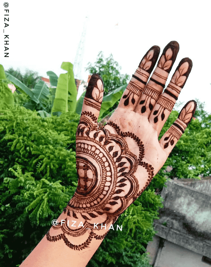 Enticing Hariyali Teej Henna Design