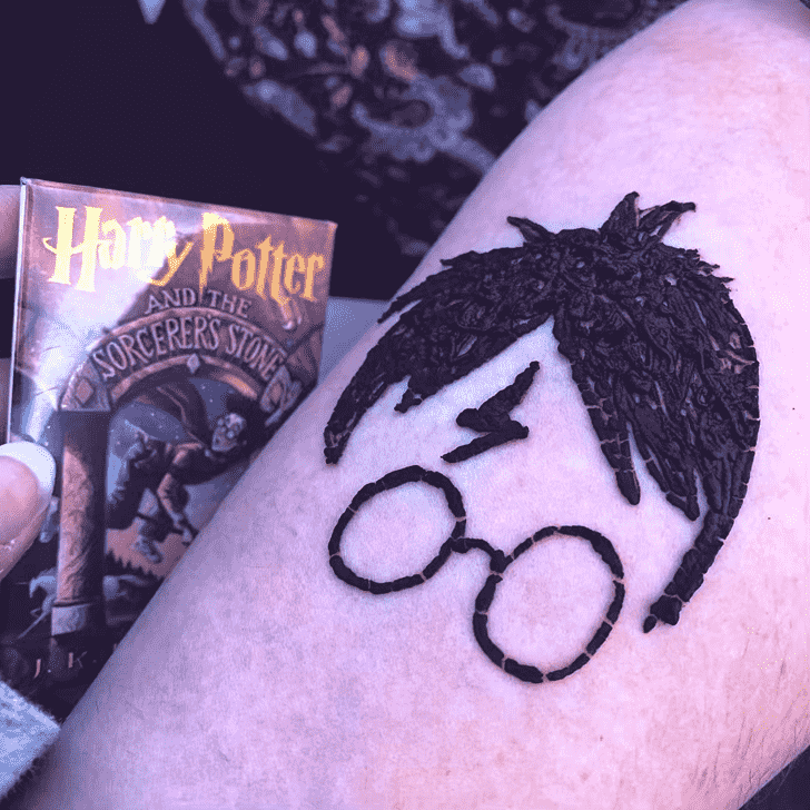 Ideal Harry Potter Henna Design