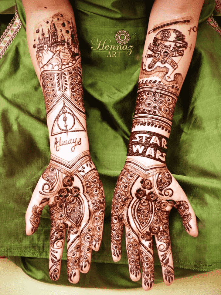 Ravishing Harry Potter Henna Design