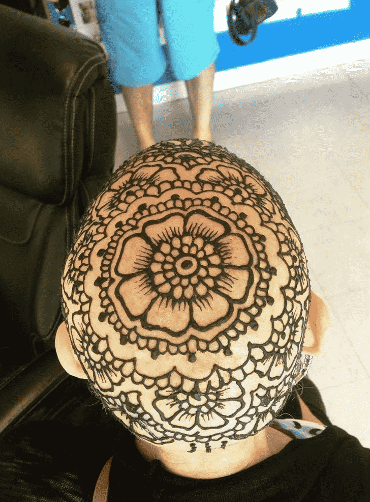 Magnetic Head Henna design