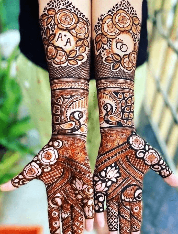 Adorable Heavy Henna Design
