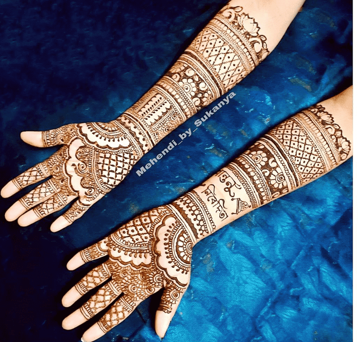 Arm Henna Modern Bride Henna Design