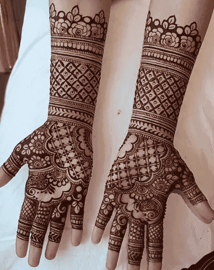 Fascinating Henna Modern Bride Henna Design