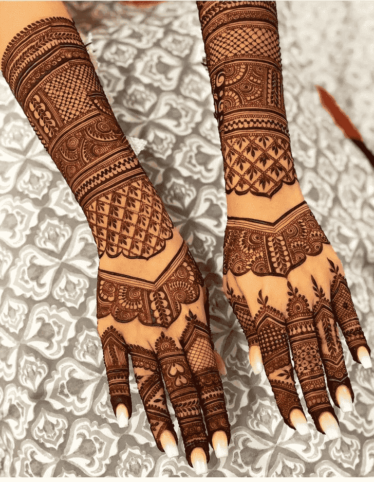 22 Latest & Unique Bridal Mehndi Designs Full Hands - ZeroKaata Studio
