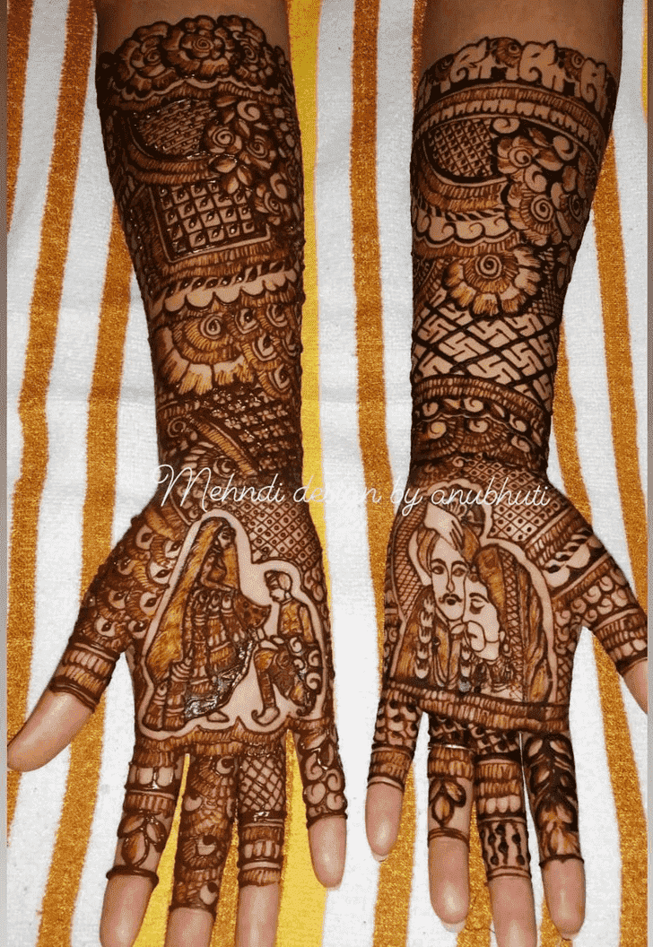 Slightly Henna Modern Bride Henna Design