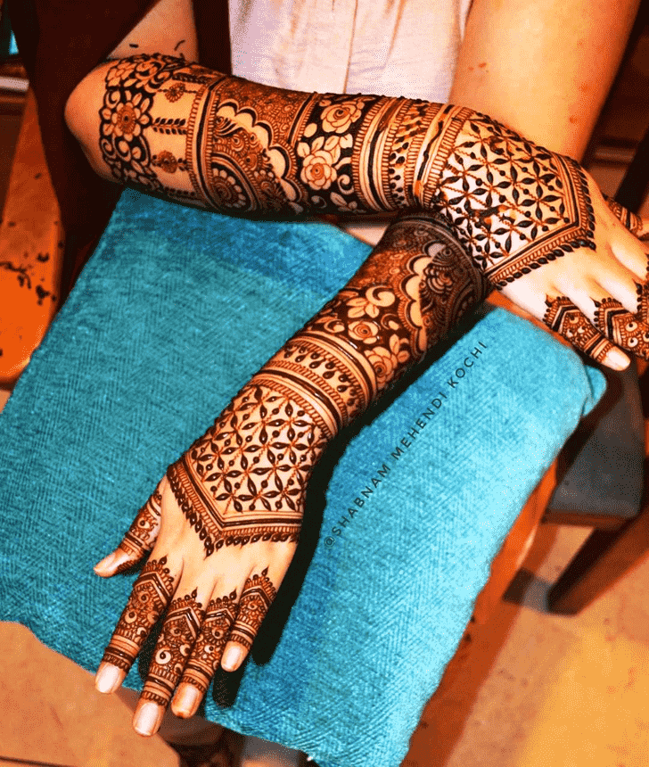 Appealing Holi Henna Design