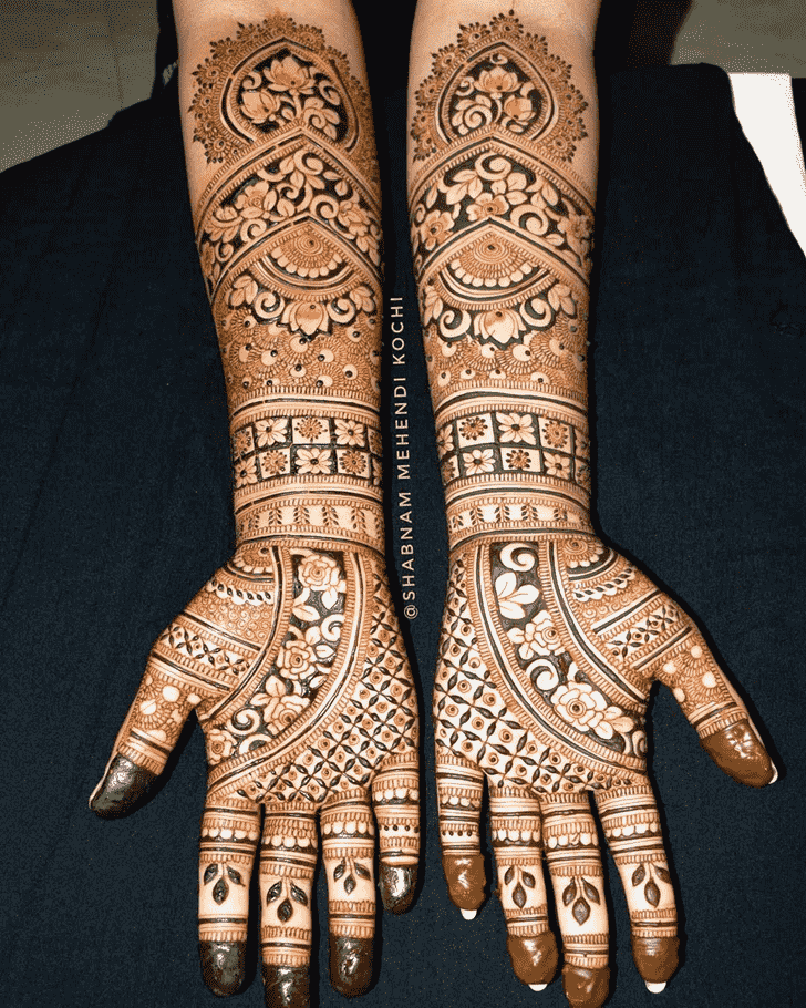 Awesome Holi Henna Design