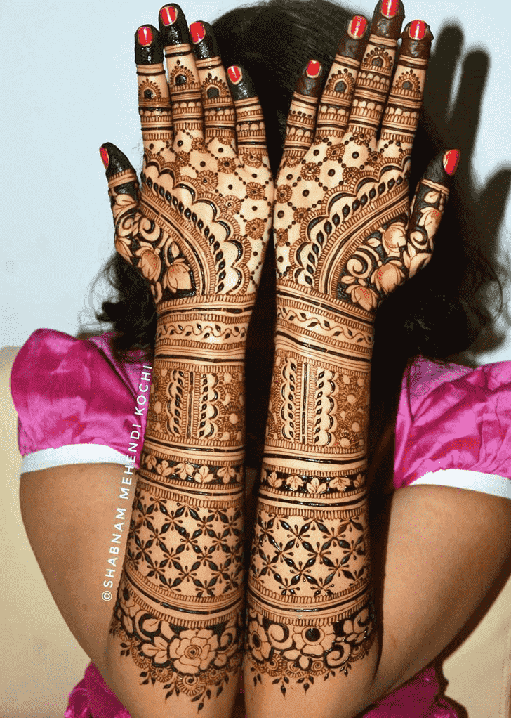 Nice Holi Henna Design