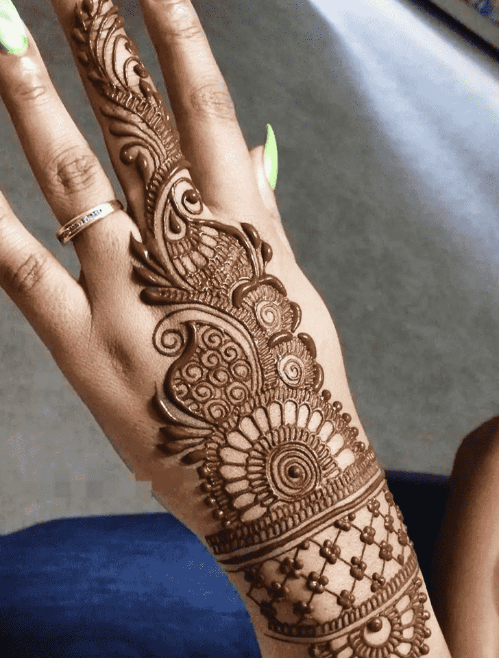 Delicate Houston Henna Design