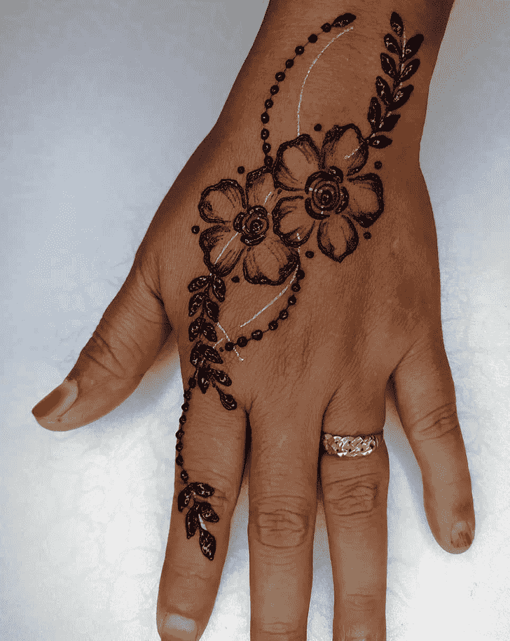 Elegant Hyderabad Henna Design