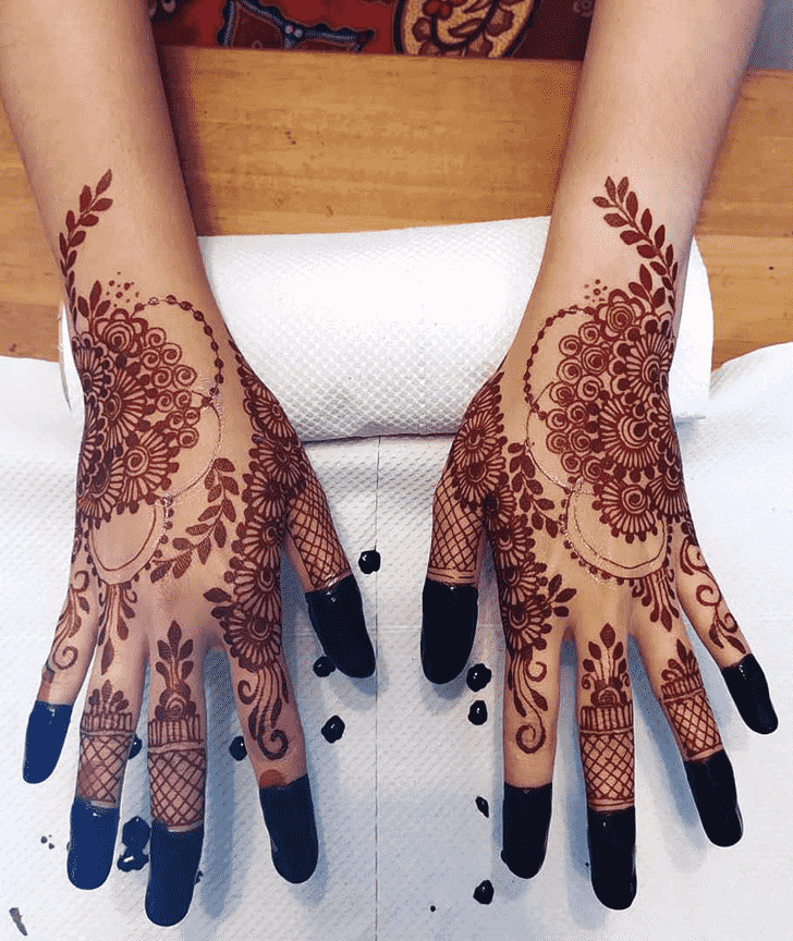 Splendid Hyderabad Henna Design