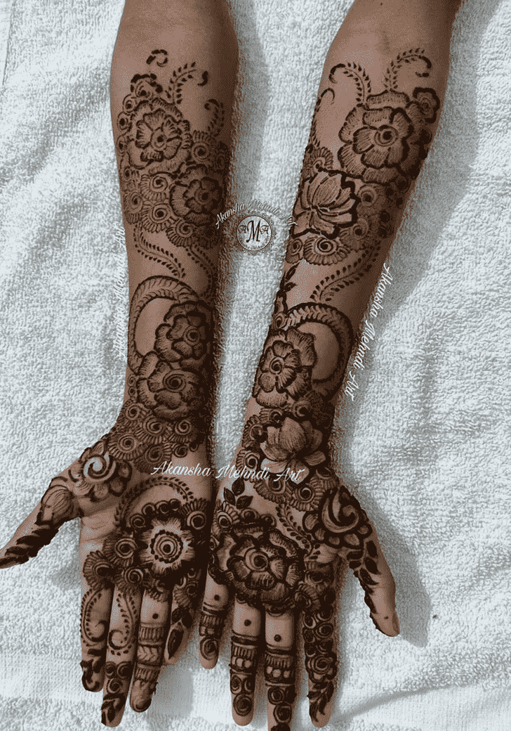 Adorable Illinois Henna Design