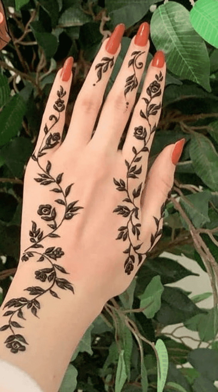 Bewitching Independence Day Henna Design