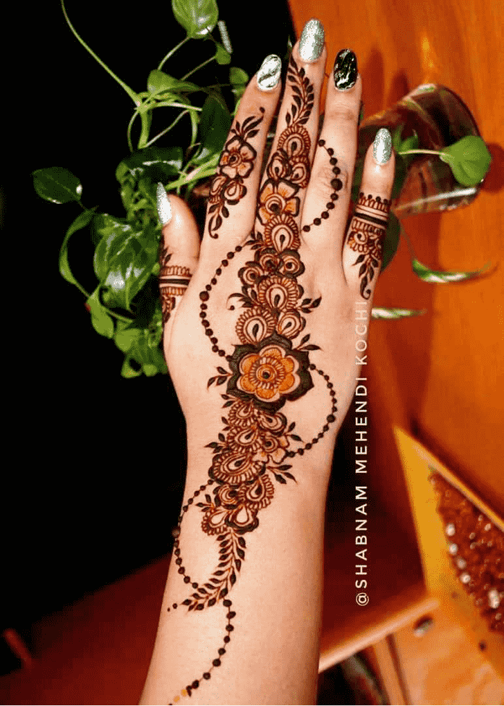 Adorable Indian Henna design