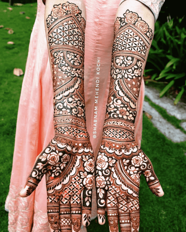 Appealing Indian Henna design