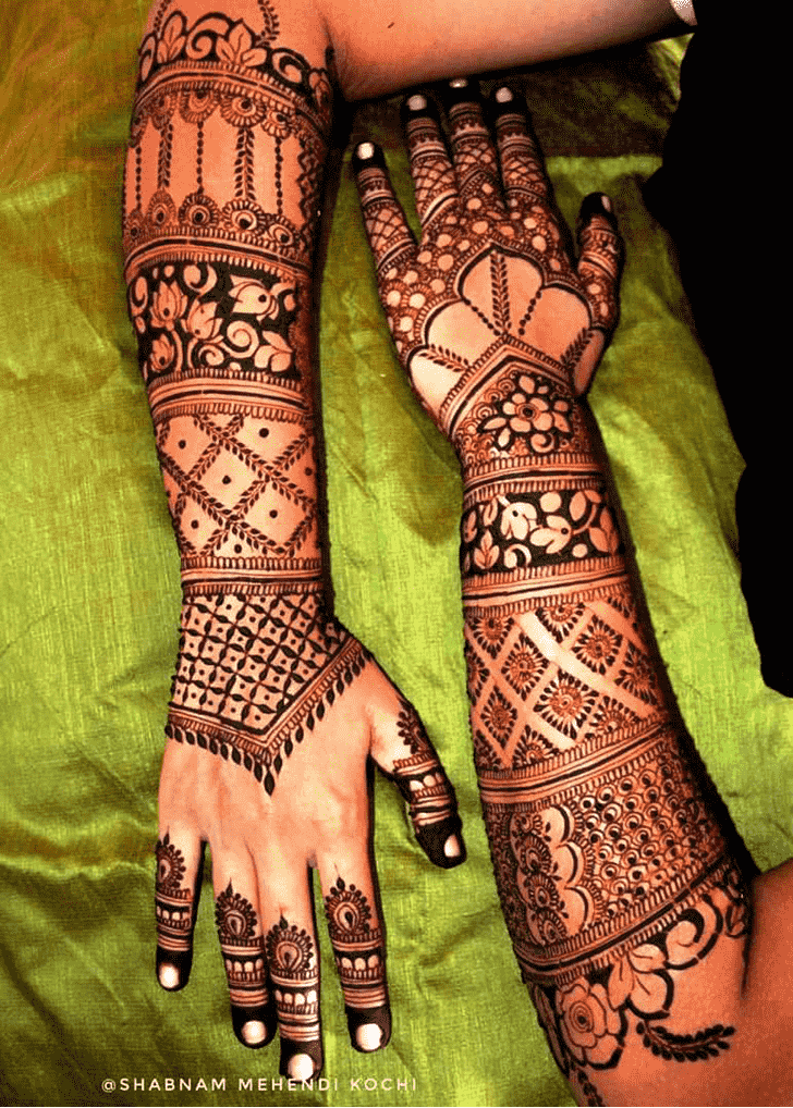 Beauteous Indian Henna design