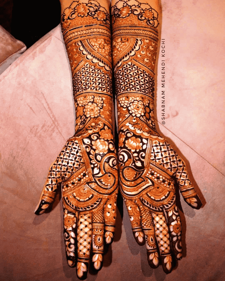 Captivating Indian Henna design