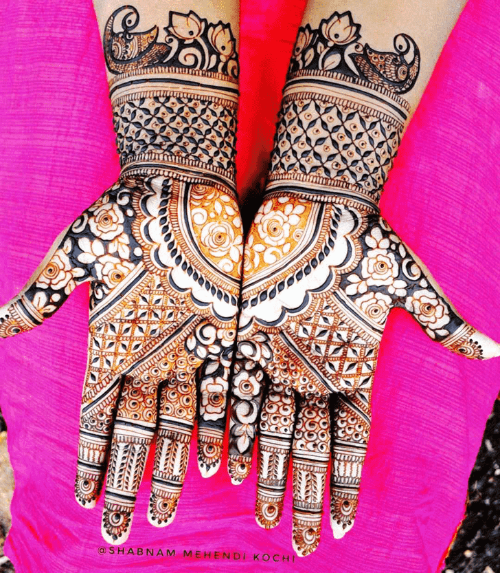 Comely Indian Henna design