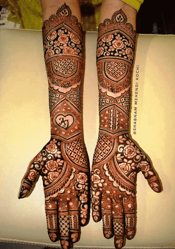 Dazzling Indian Henna design