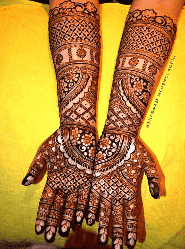 Delightful Indian Henna design