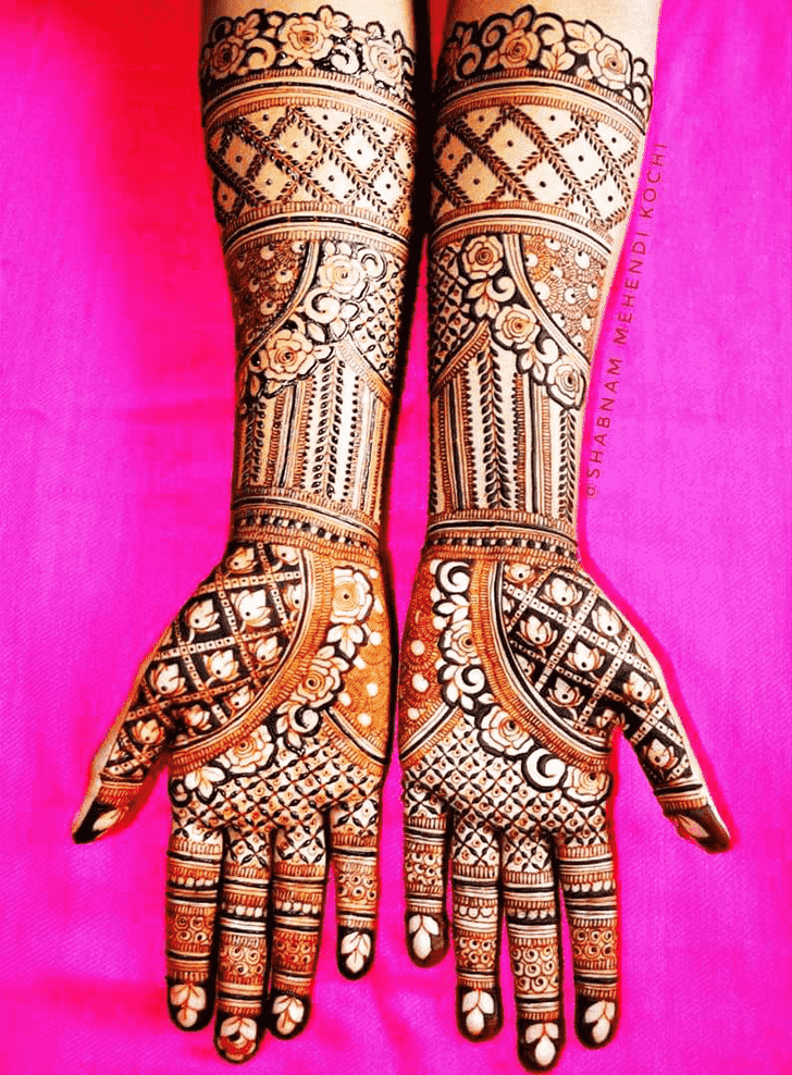 Elegant Indian Henna design
