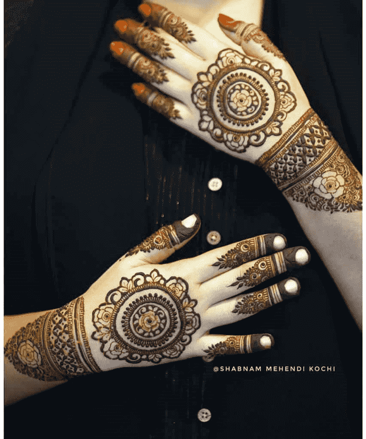 Exquisite Indian Henna design