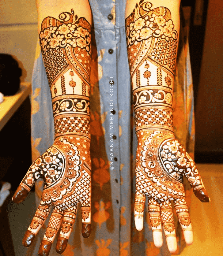 Fascinating Indian Henna design