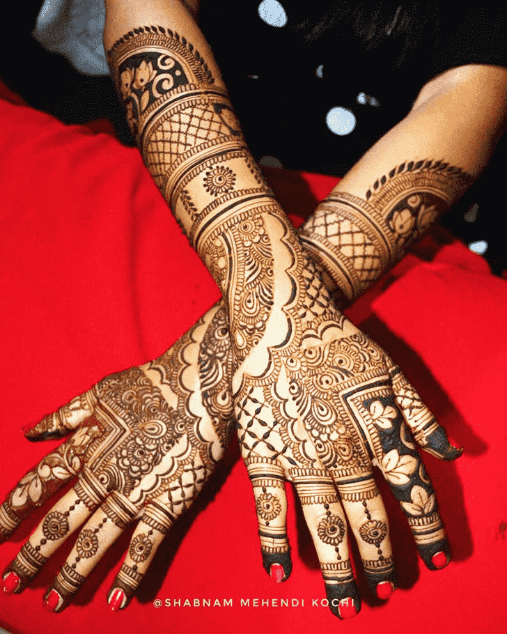 Fine Indian Henna design