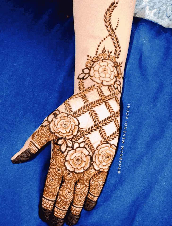 Pleasing Indian Henna design