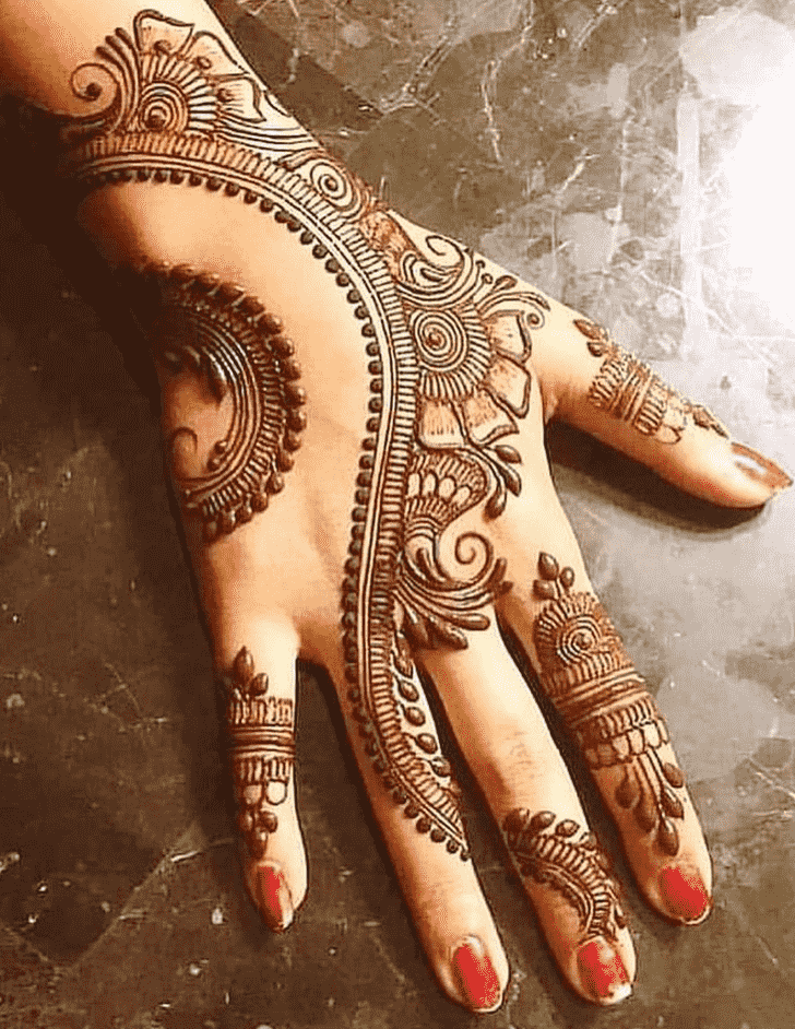 Excellent Indo Arabic Henna Design