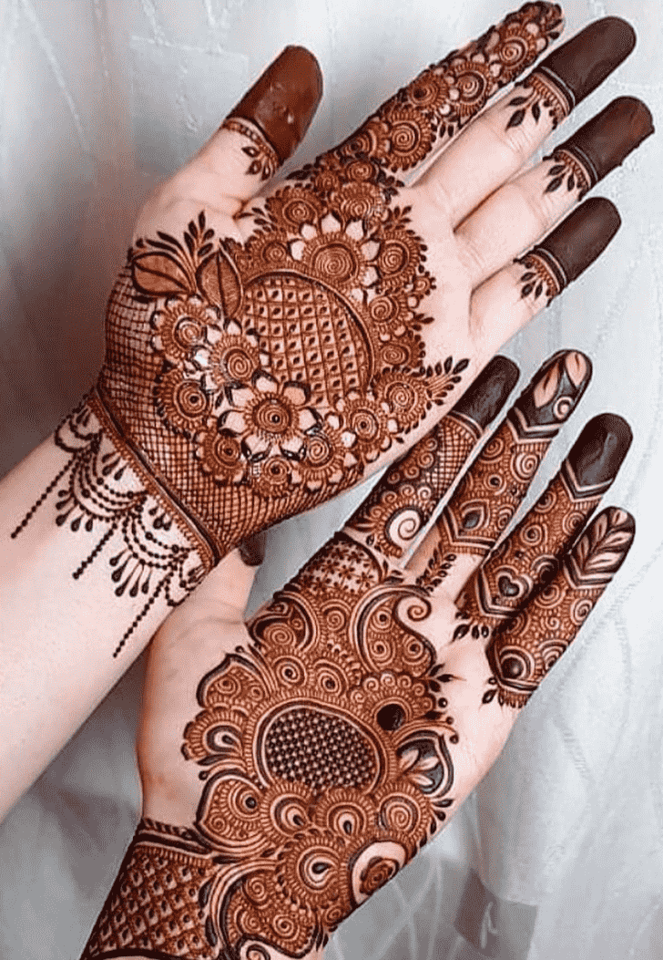 Exquisite Indo Arabic Henna Design