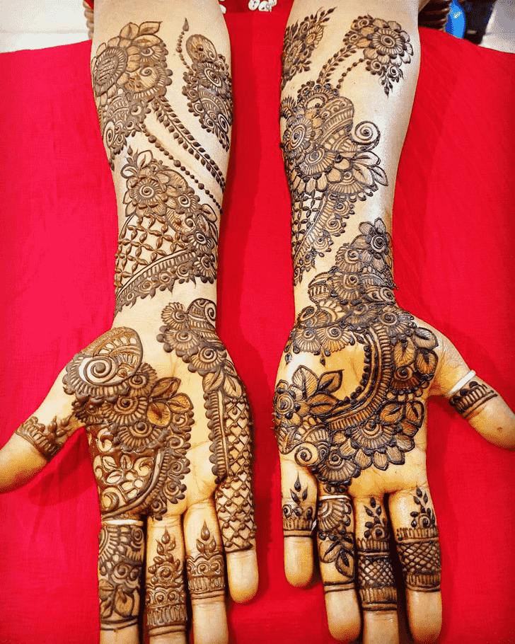 Good Looking Indo Arabic Henna Design