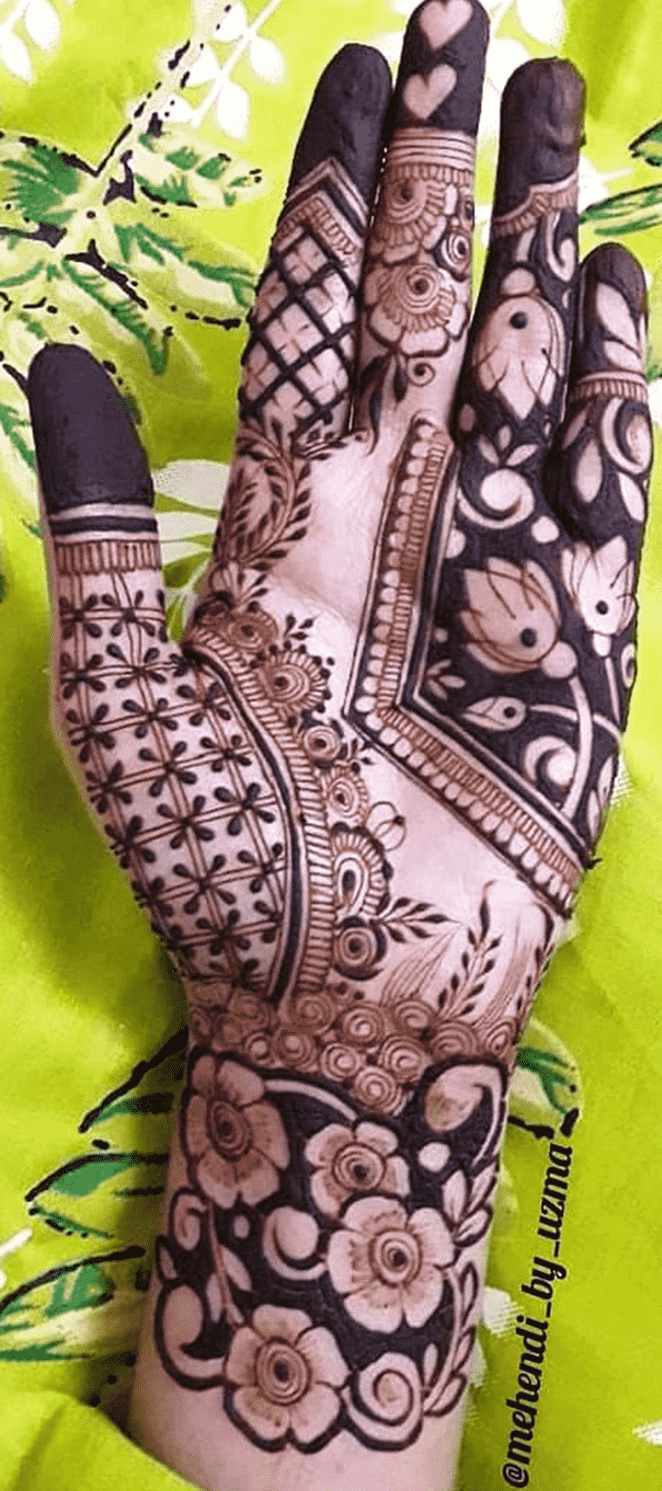 Gorgeous Indo Arabic Henna Design