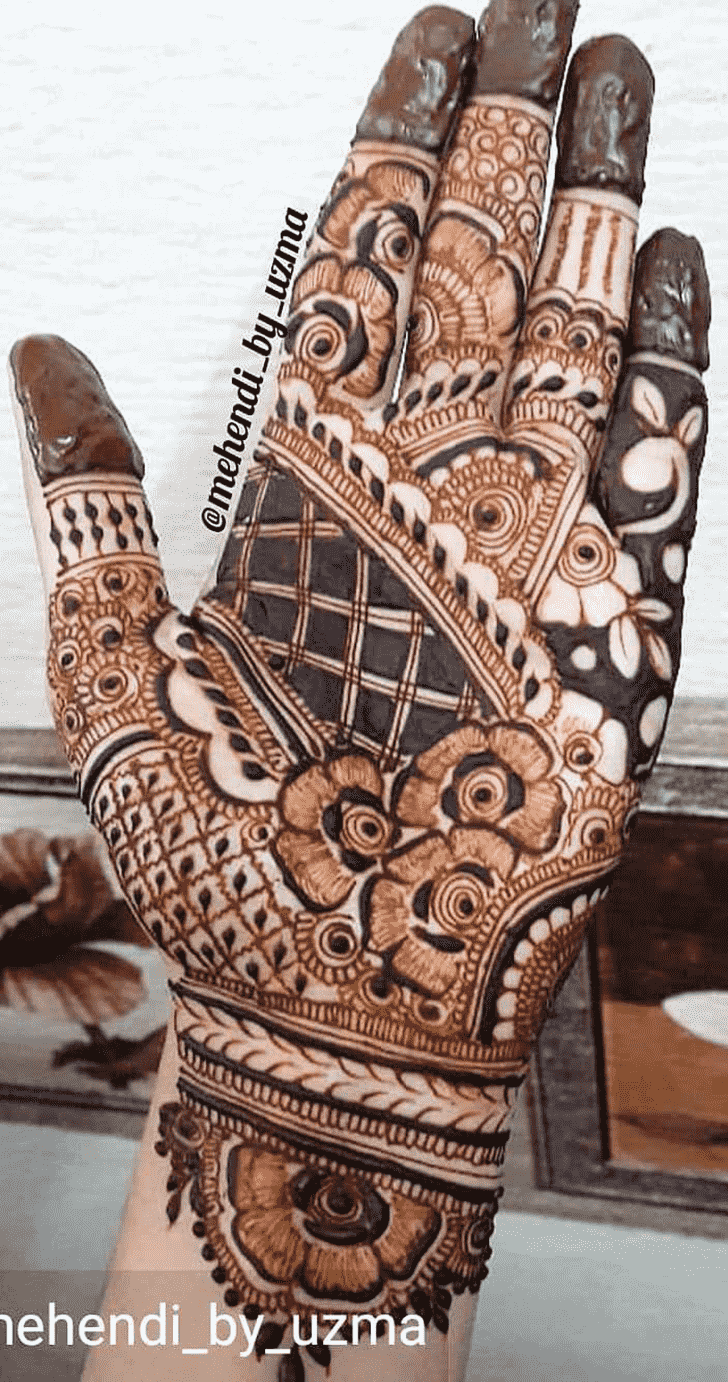 Graceful Indo Arabic Henna Design