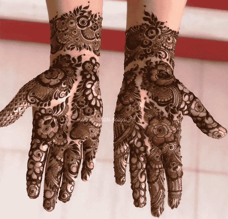Magnificent Indo Arabic Henna Design