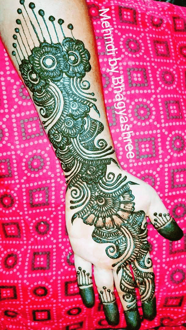 Nice Indo Arabic Henna Design