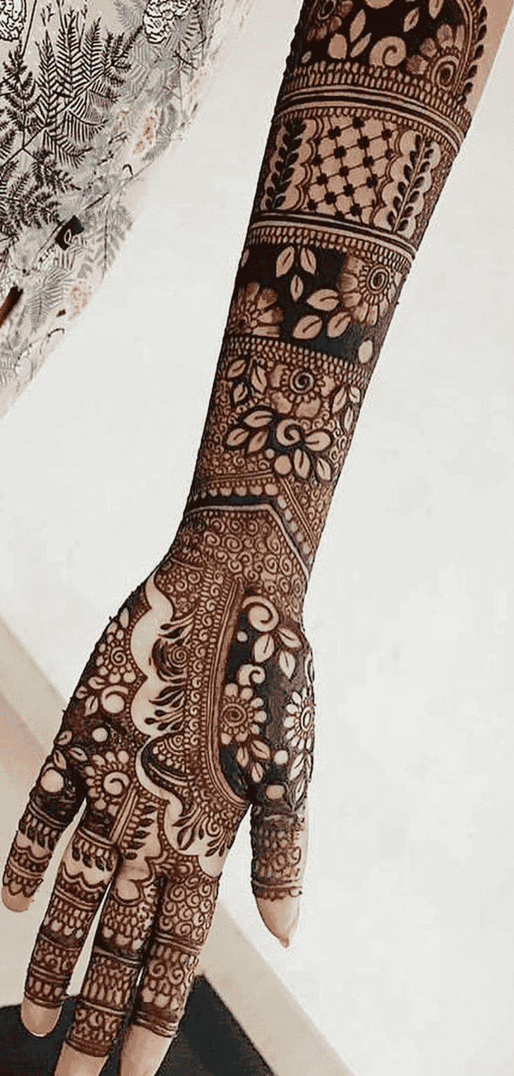 Superb Indo Arabic Henna Design