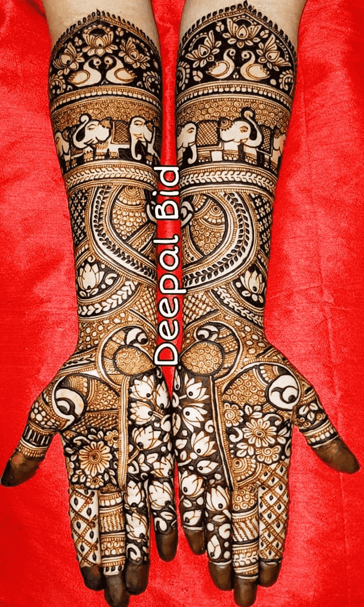 Arm Indo Western Henna Design