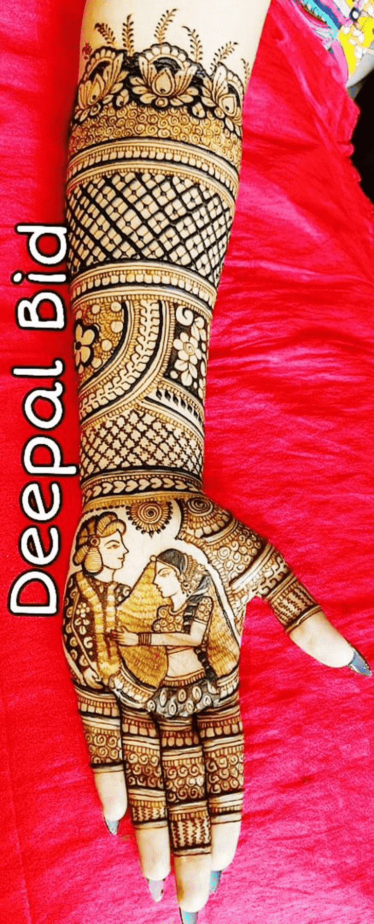 Superb Indo Western Henna Design