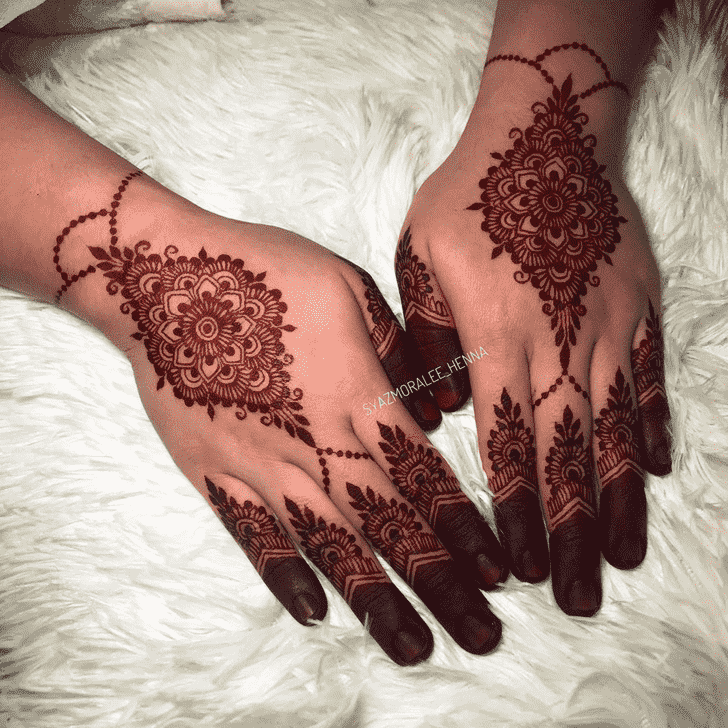 Graceful Indore Henna Design
