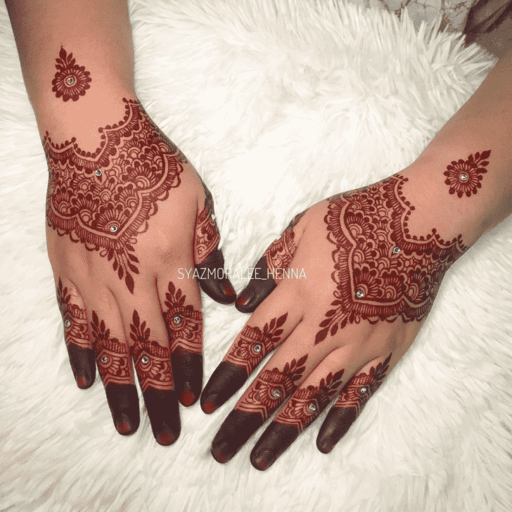 Mesmeric Indore Henna Design