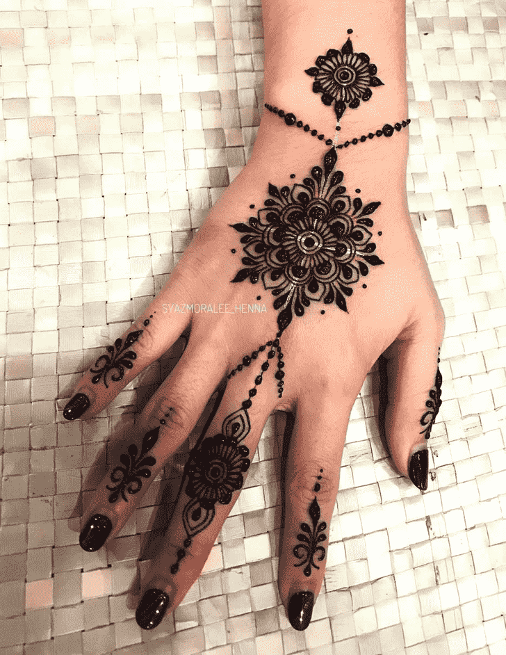 Pleasing Indore Henna Design