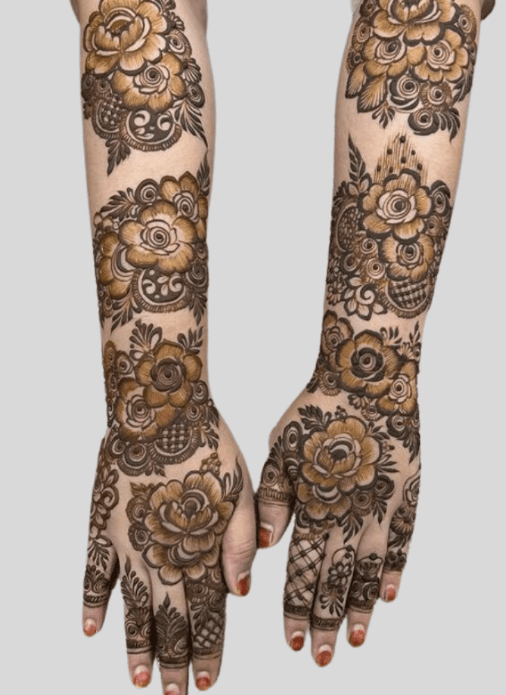 Adorable Interesting Henna Design