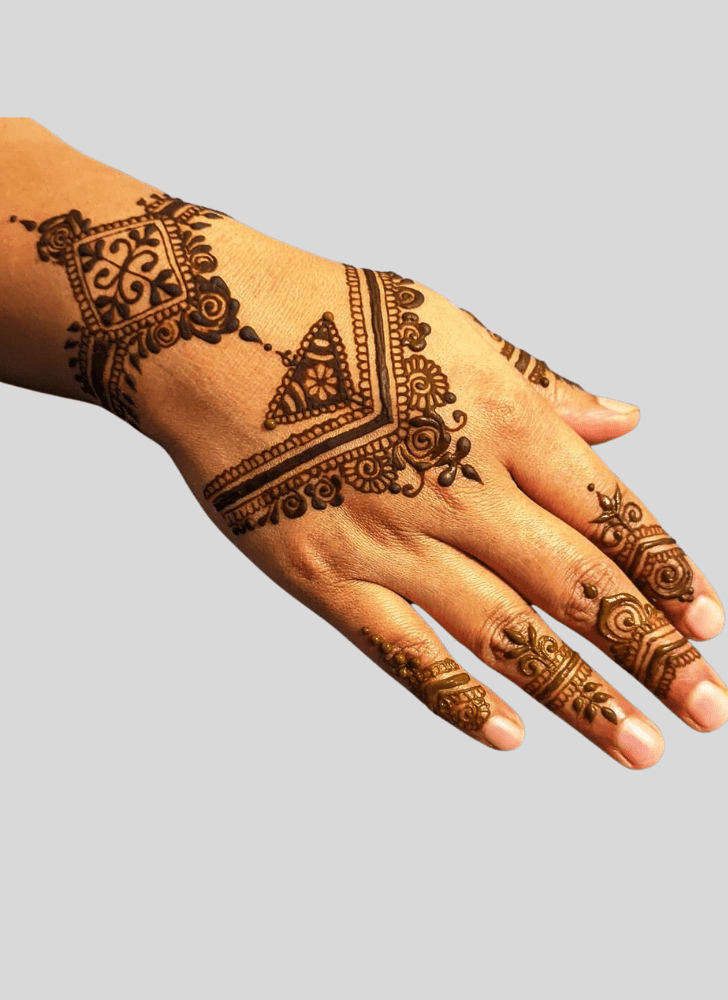 Bewitching Interesting Henna Design