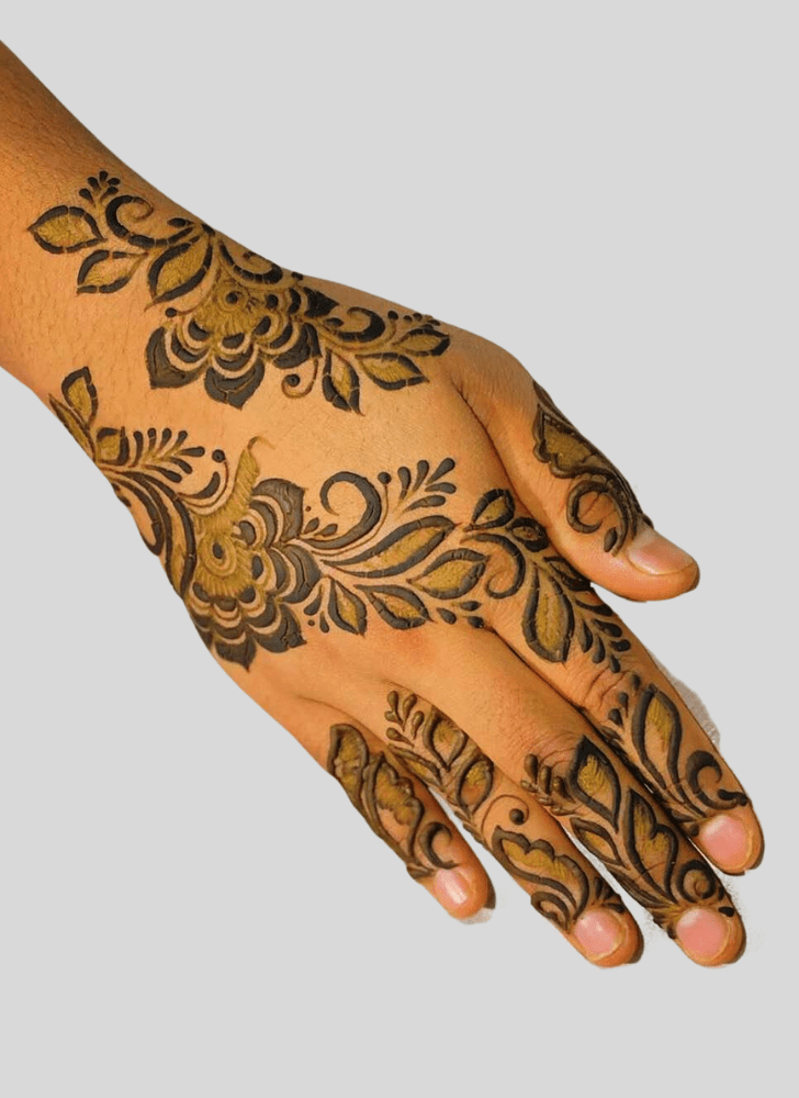 Charming Interesting Henna Design