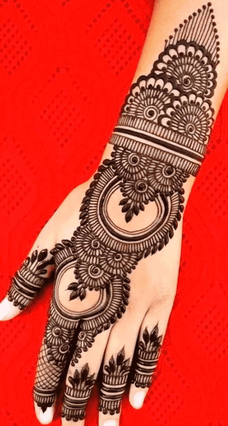 Angelic Intricate Full Arm Henna Design