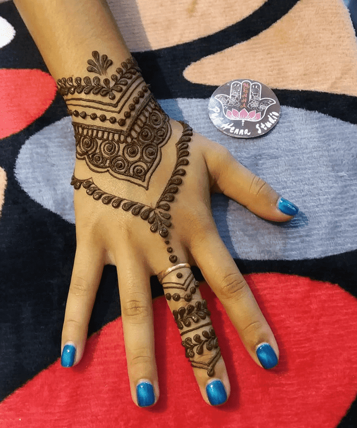 Delightful Israel Henna Design