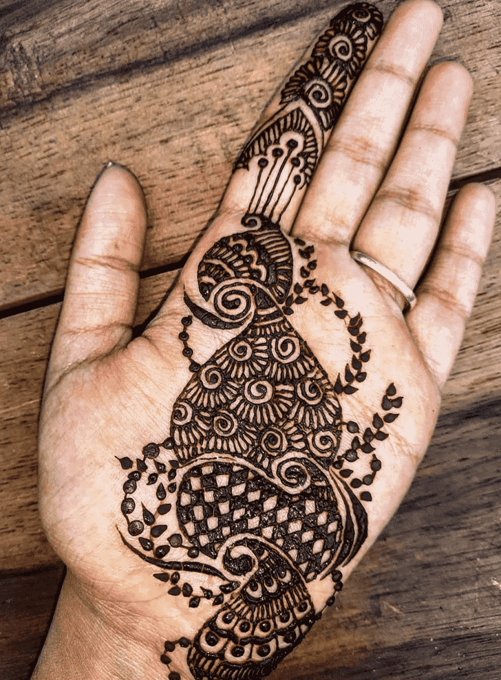 Alluring Jaipur Henna Design