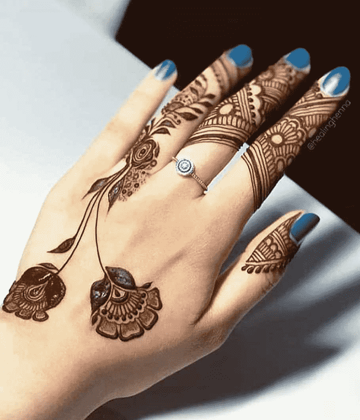 Beauteous Jalalabad Henna Design