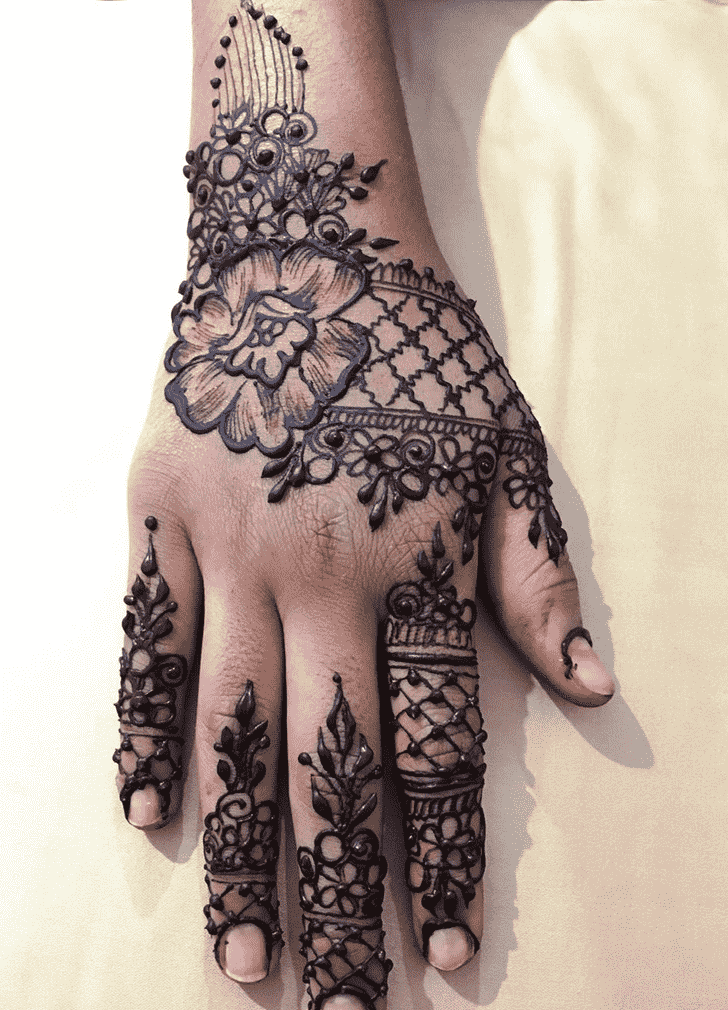 Delightful Jalalabad Henna Design